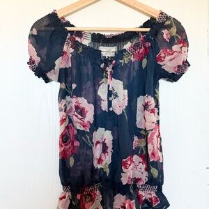 Abercombie & Fitch Floral Top S